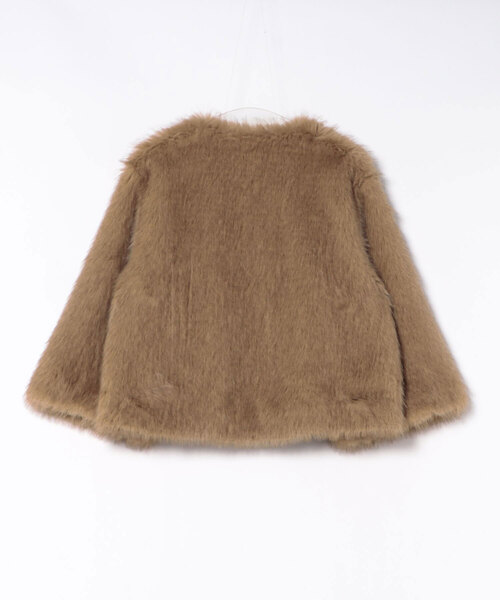 Tiara（ティアラ） コート アウター ノーカラーファーコート