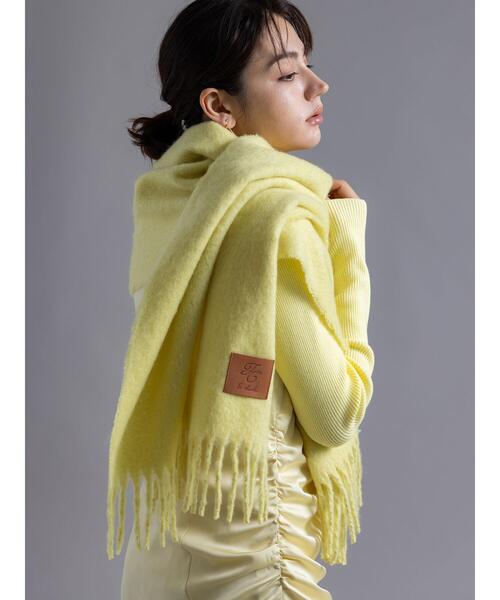 Te chichi（テチチ） ストール マフラー 「Atelier Bonheur」イエロー