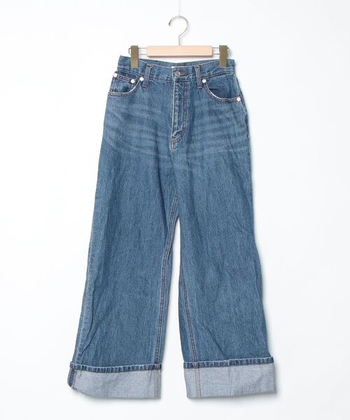 EVRIS（エヴリス） デニムパンツ MEDIUM ブルー レディース : ZOZOTOWN