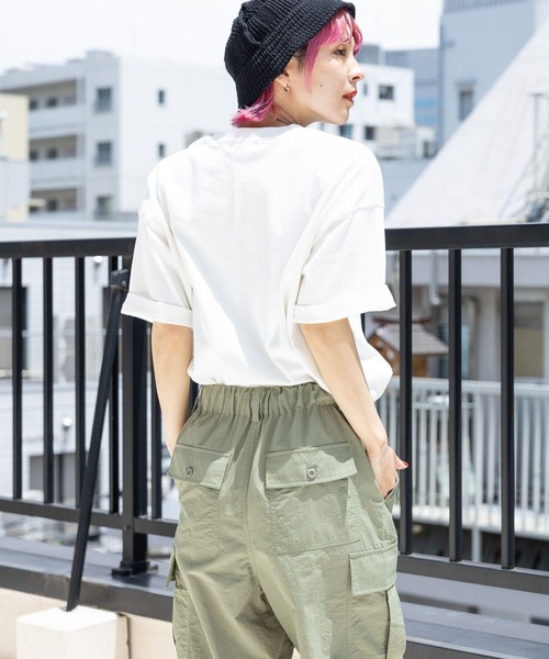 「PBLIM」 半袖Tシャツ MEDIUM オレンジ レディース_画像5