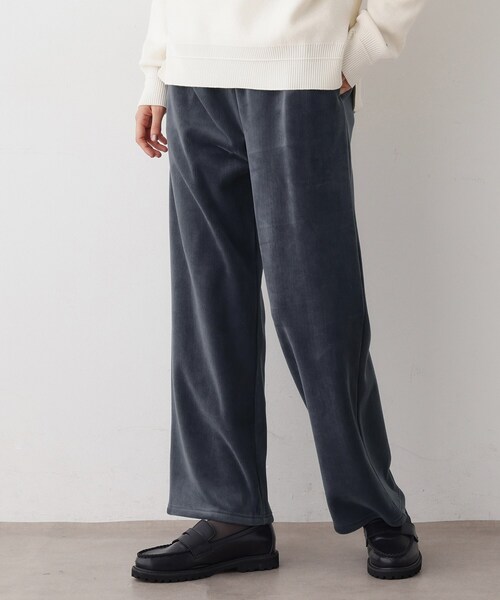 Dessin（デッサン） パンツ 「洗える/ウエストゴム」裏起毛