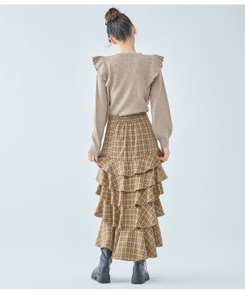 PEACH JOHN（ピーチジョン） ニット セーター フリルニットプル