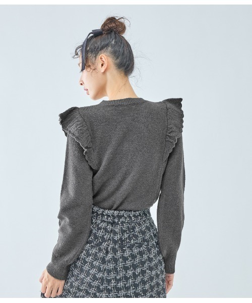PEACH JOHN（ピーチジョン） ニット セーター フリルニットプル