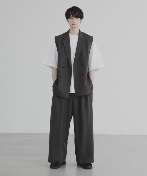 「remer」 パンツ SMALL ブラック メンズ_画像2