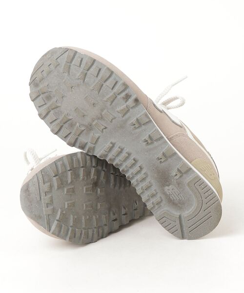 「New Balance」 ローカットスニーカー 24.5cm ベージュ レディース_画像3