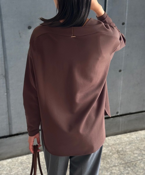 「Emma Taylor」 長袖カットソー FREE ネイビー レディース_画像7