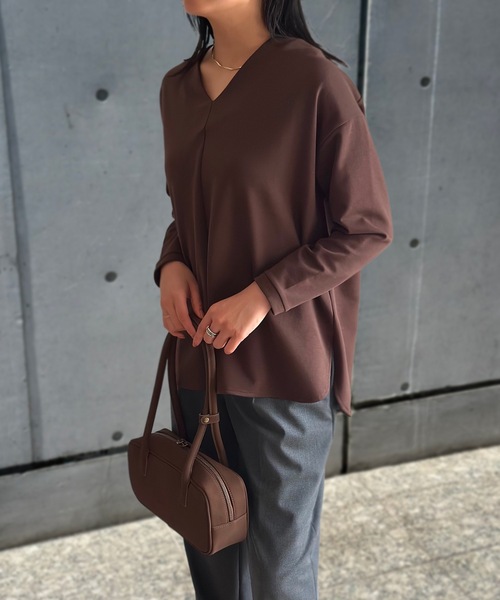 「Emma Taylor」 長袖カットソー FREE ネイビー レディース_画像8