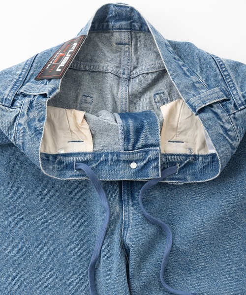 FUBU デニムショーツ L W34 デットストック 激レア b-boy FUBU（フブ） ジーンズ ブランド Denim Short Pants / デニム ショート