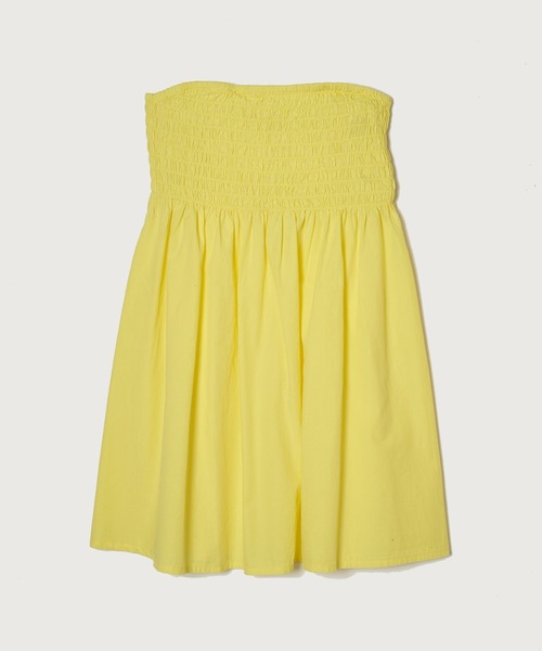 「gina tricot」 キャミソールワンピース S イエロー レディース_画像6