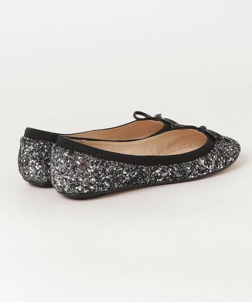 「Boisson Chocolat」 バレエシューズ 24cm ブラック レディース_画像2