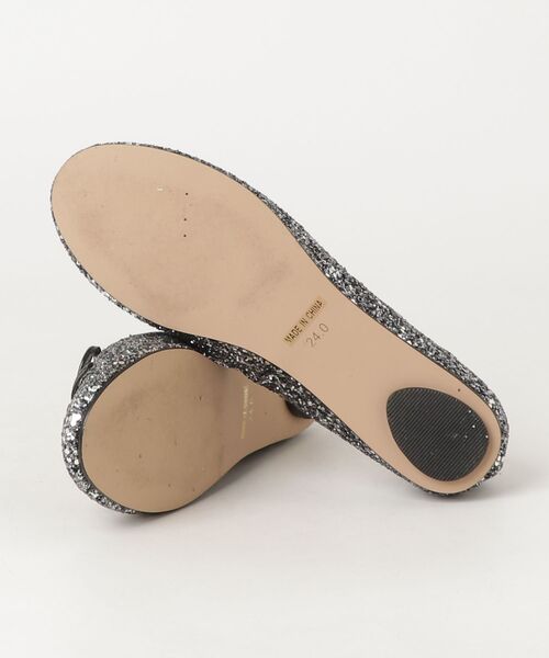 「Boisson Chocolat」 バレエシューズ 24cm ブラック レディース_画像3