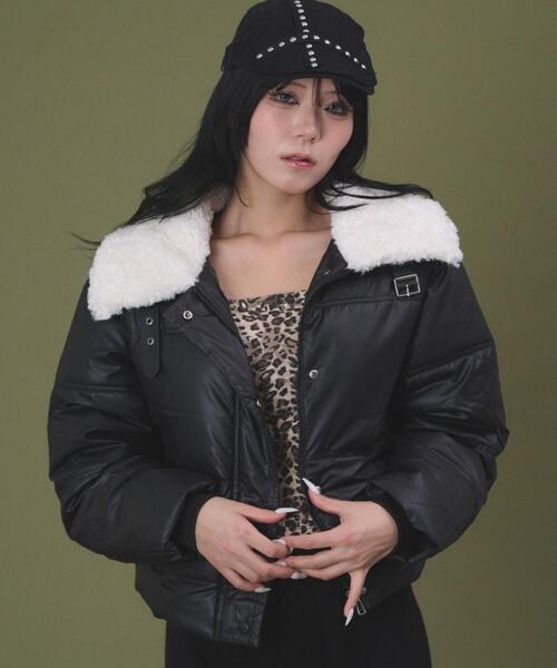 dispark ブルゾン アウター DISPARK/「25年秋冬新作」フェイクファーパ