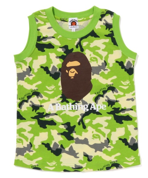 A BATHING APE（アベイシングエイプ） 「KIDS」ノースリーブトップス 