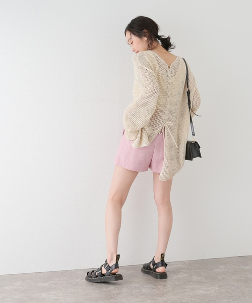 「U by SPICK&SPAN」 ショートパンツ 36 ピンク レディース_画像6