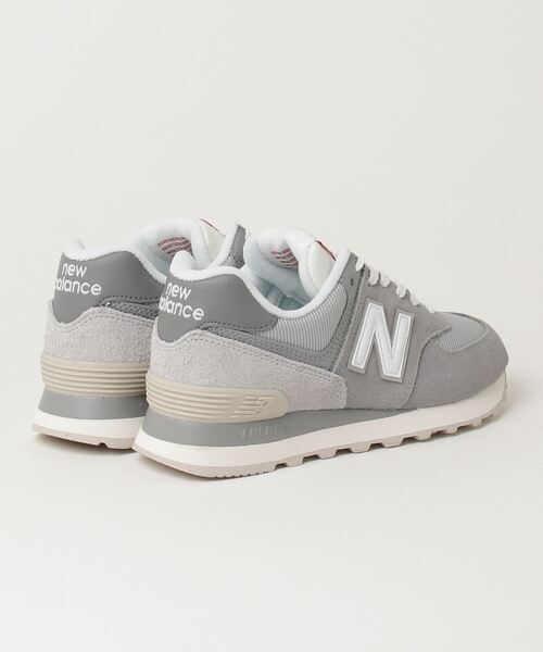 「New Balance」 ローカットスニーカー 24cm ライトグレー レディース_画像4