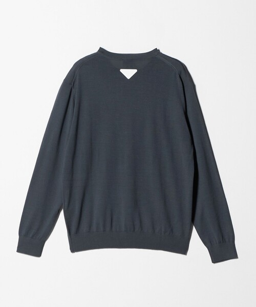 定価１８７００円　ユナイテッドアローズ　ハイゲージ　コットンニット　黒　XL UNITED ARROWS GOLF（ユナイテッドアローズゴルフ） セーター ニット