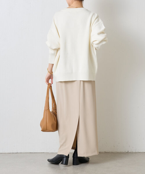 「COLLAGE GALLARDAGALANTE」 ニットカーディガン FREE ネイビー レディース_画像9