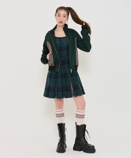 TINA：JOJUN（ティーナジョジュン） ジャージブルゾン M グリーン