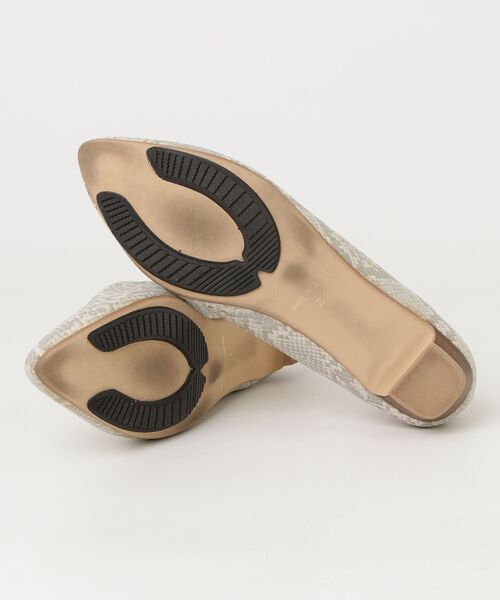 「LE TALON」 フラットパンプス 24cm グレー レディース_画像3