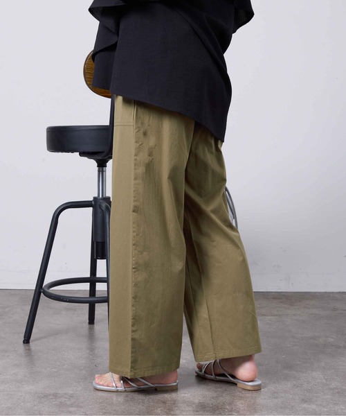 「Chez toi」 イージーパンツ FREE ブラック レディースの画像8