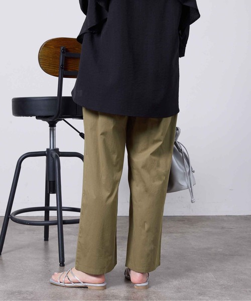 「Chez toi」 イージーパンツ FREE ブラック レディースの画像9