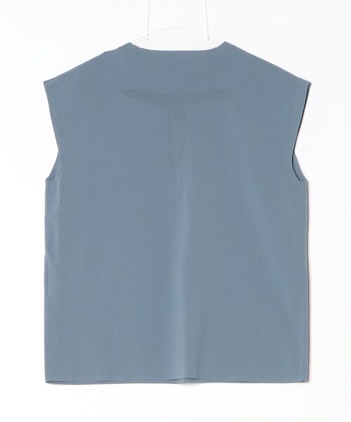 PLST（プラステ） ノースリーブニット S ブルー レディース : ZOZOTOWN