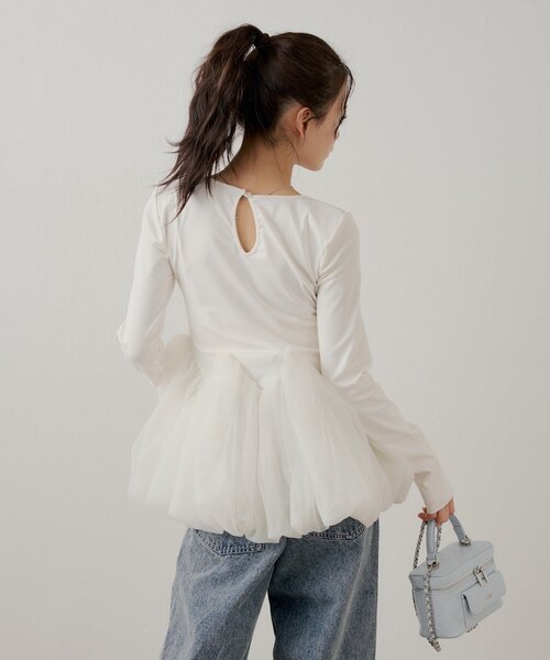 Chico（チコ） tシャツ WEB限定「SALON by Chico」チューリップ