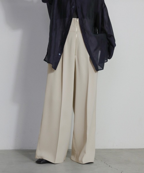 「select MOCA」 スラックス SMALL ブラック レディース_画像2