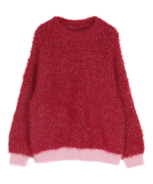 「miette」 長袖ニット FREE イエロー レディース_画像3