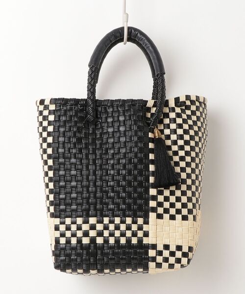  store watanabe カゴバッグ　新品未使用品 WOVEN」 かごバッグ FREE ブラック レディース : ZOZOTOWN Yahoo!店