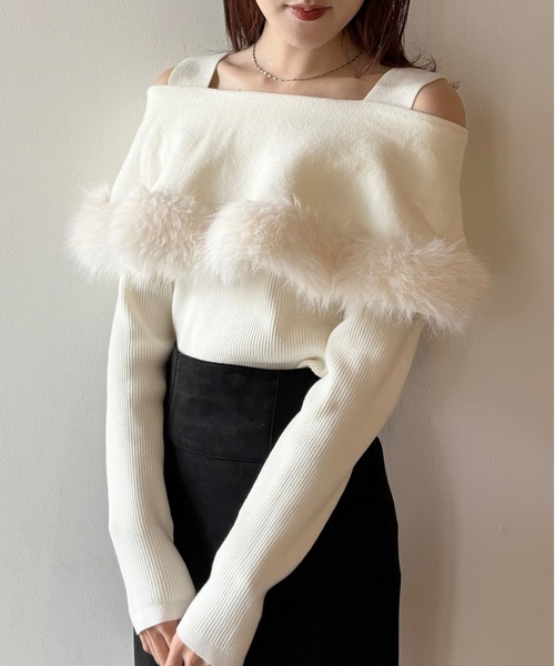 「NOMAE」 長袖ニット FREE ブラック レディース_画像3