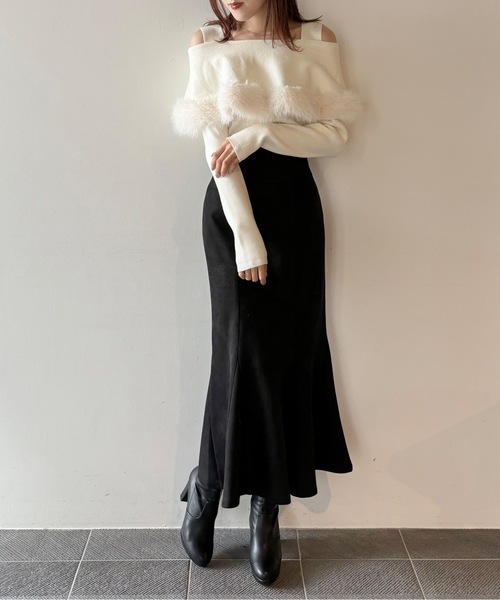 「NOMAE」 長袖ニット FREE ブラック レディース_画像5