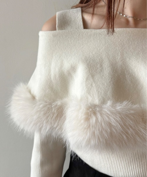 「NOMAE」 長袖ニット FREE ブラック レディース_画像9