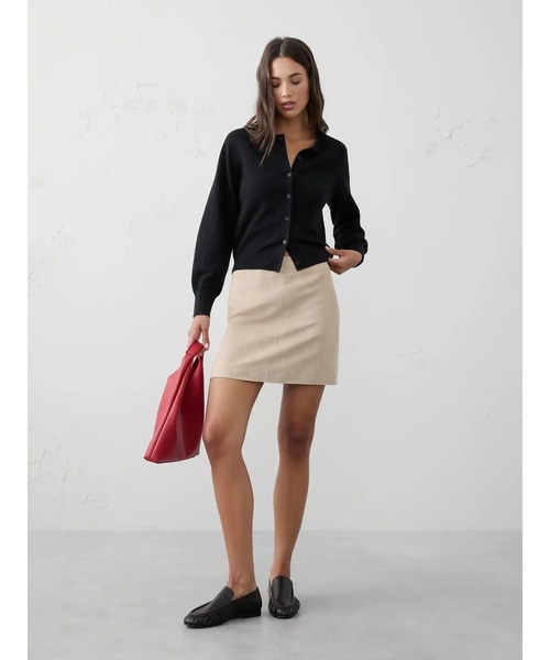 「BANANA REPUBLIC FACTORY STORE」 ニットカーディガン X-SMALL ブラウン レディース_画像7