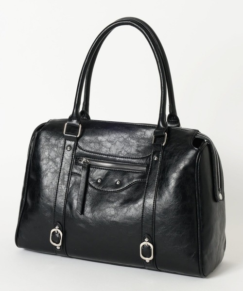 Heather（ヘザー） ボストンバッグ BIGフェイクレザーボストンBAG