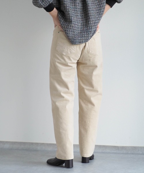 「cepo」 コーデュロイパンツ L チャコール レディース_画像4