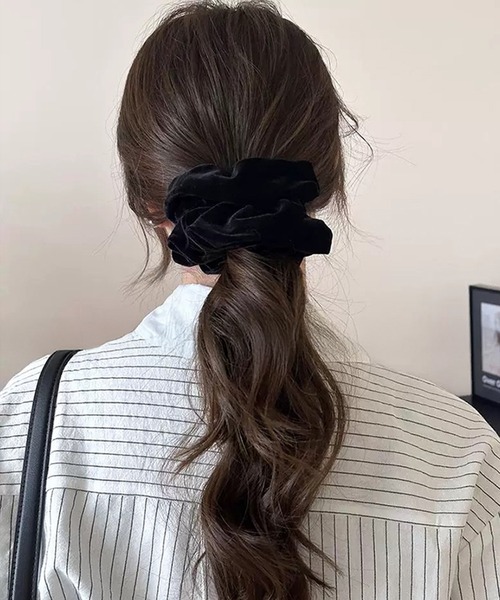 LUMIRA シュシュ ベルベットシュシュ ヘアリング : ZOZOTOWN Yahoo!店