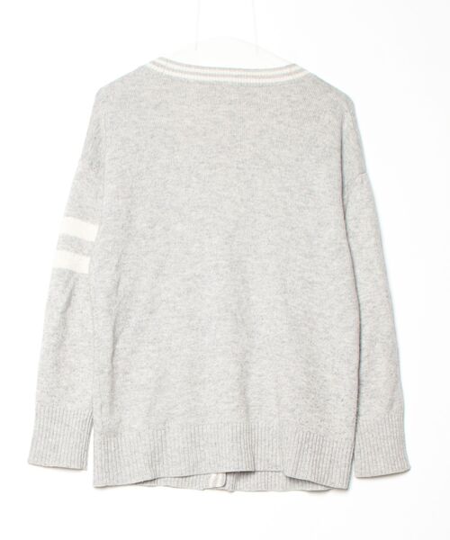 「Ted Baker」 ニットカーディガン 2 グレー レディース_画像2