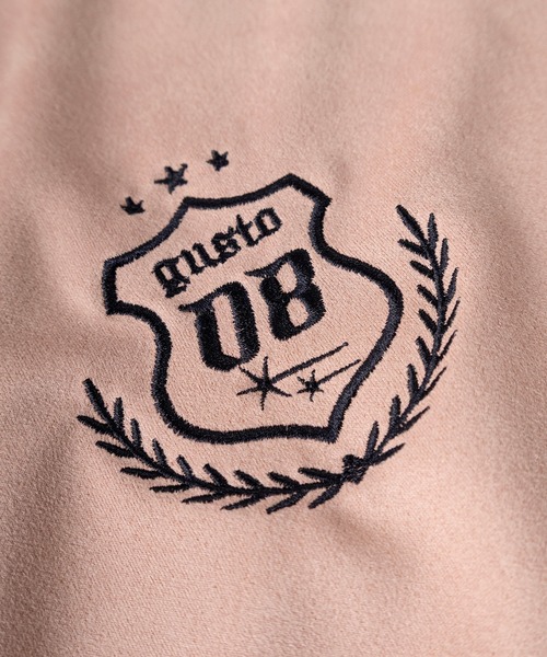 tシャツ 「82」カットスウェード ロゴ刺繍 ゲームシャツ/ドローコード