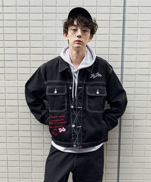 「BEN DAVIS」 ジャケット X-LARGE アイボリー メンズの画像
