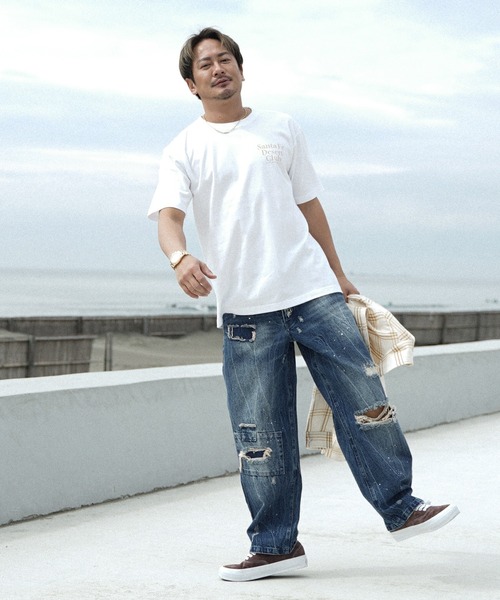 「#Re:room」 デニムパンツ MEDIUM ブルー メンズ_画像7