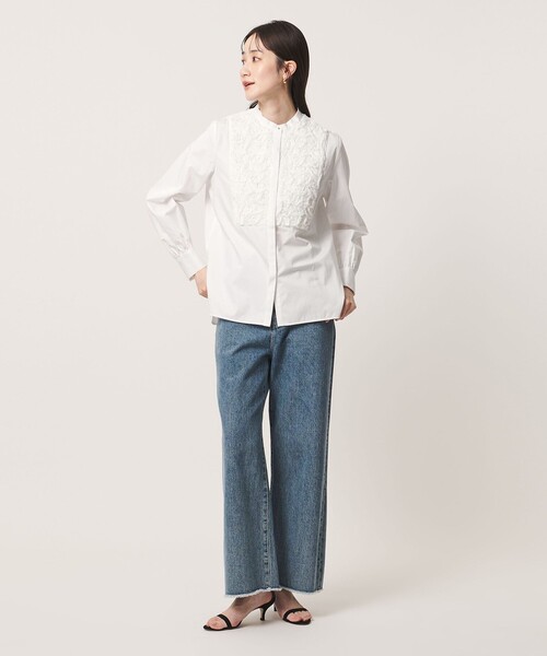 UNITED ARROWS  サテンブラウス♡ ポリエステル サテン バルーンスリ―ブ ブラウス