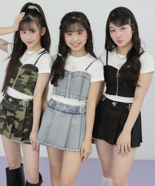 ANAP GiRL（アナップガール） アンサンブル ダメージ リングジップ
