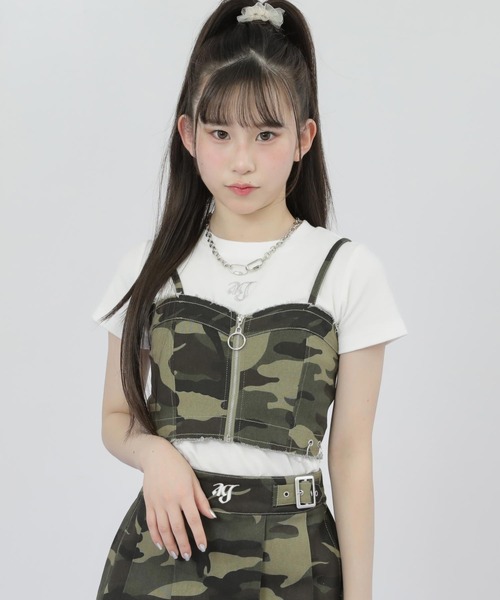 ANAP GiRL（アナップガール） アンサンブル ダメージ リングジップ