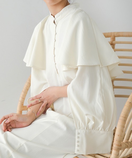 「Bab」 長袖ワンピース M グレー レディース_画像4