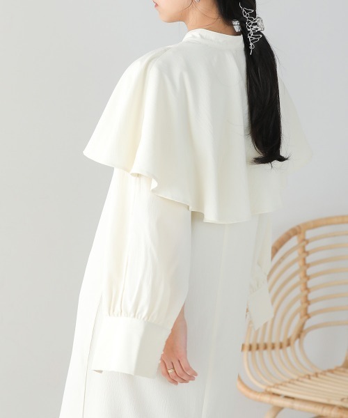 「Bab」 長袖ワンピース M グレー レディース_画像8