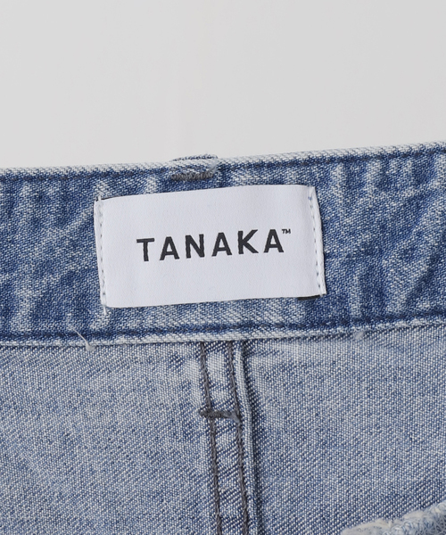 ワイドパンツ ジーンズ デニム デニムパンツ TANAKA HAKAMA JEAN TROUSERS ST-108-25-BBLO：デニムパンツの画像
