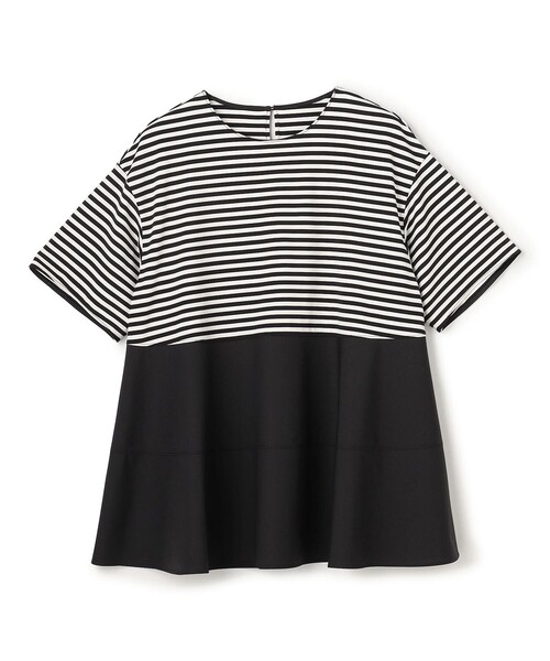 tシャツ 「VERY掲載」BEAUTY FORM-T コンビティアード Ｔシャツ レディースの画像