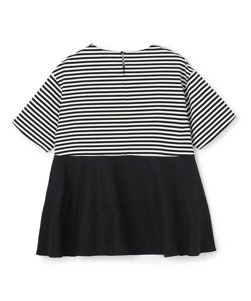tシャツ 「VERY掲載」BEAUTY FORM-T コンビティアード Ｔシャツ レディースの画像