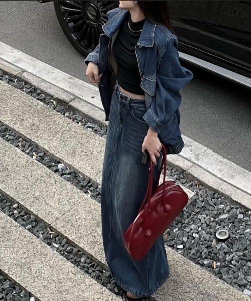 セットアップ G ジャン デニムロングスカート レディース : ZOZOTOWN